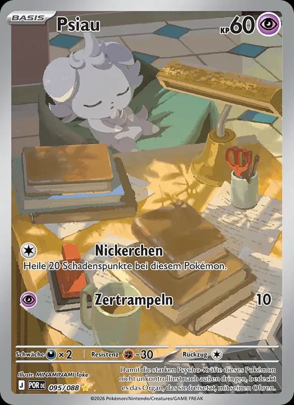 Psiau card in German
