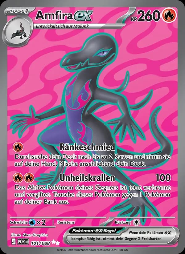 Amfira-ex card in German