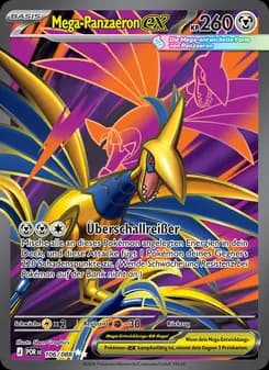 Mega-Panzaeron-ex card in German