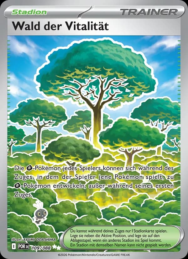 Wald der Vitalität card in German