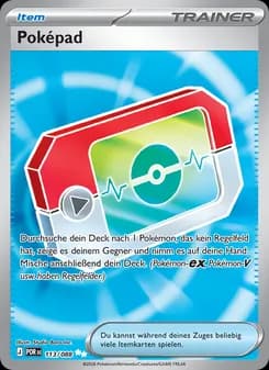 Poképad card in German