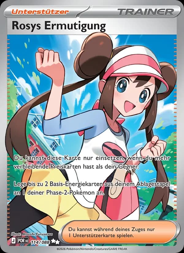 Rosys Ermutigung card in German