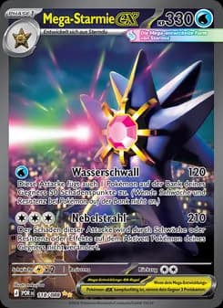 Mega-Starmie-ex card in German