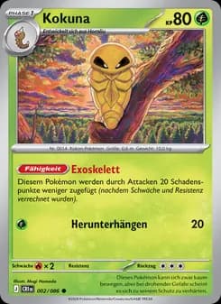 Kokuna card in German
