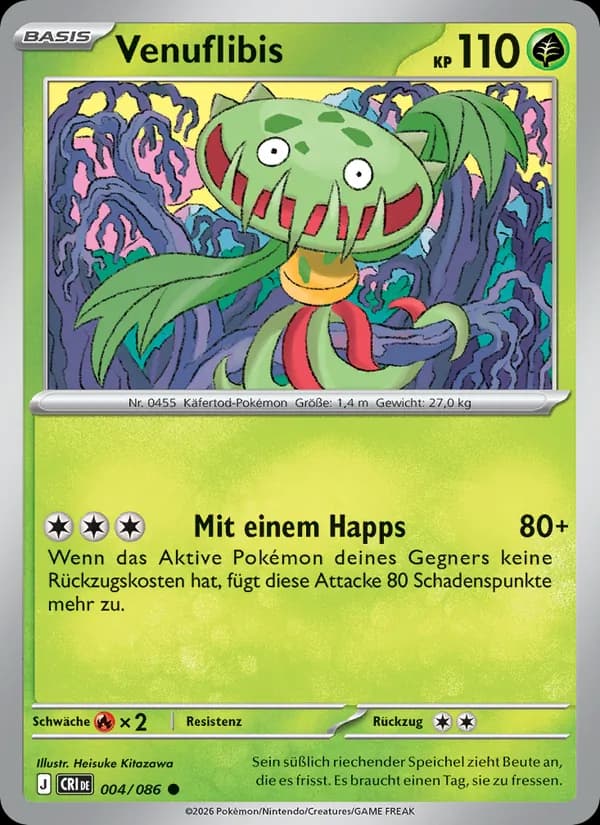 Venuflibis card in German