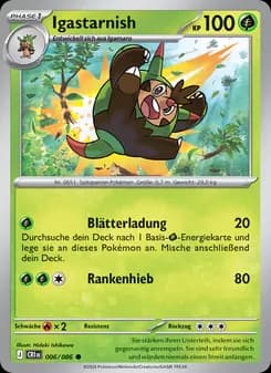Igastarnish card in German