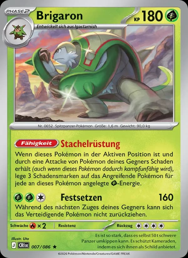 Brigaron card in German