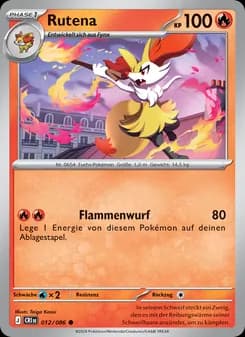 Rutena card in German