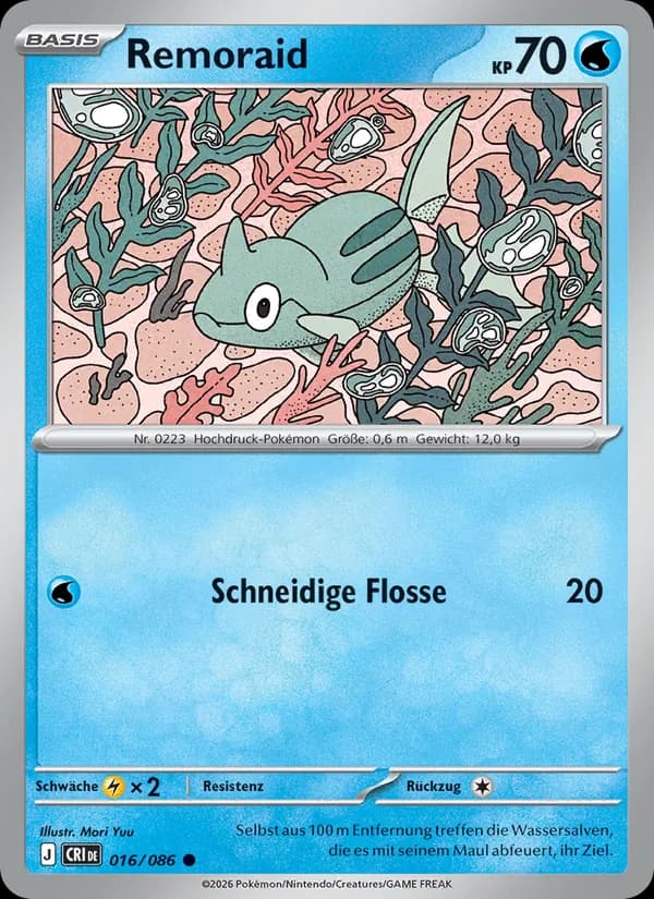 Remoraid card in German