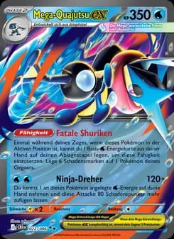Mega-Quajutsu-ex card in German