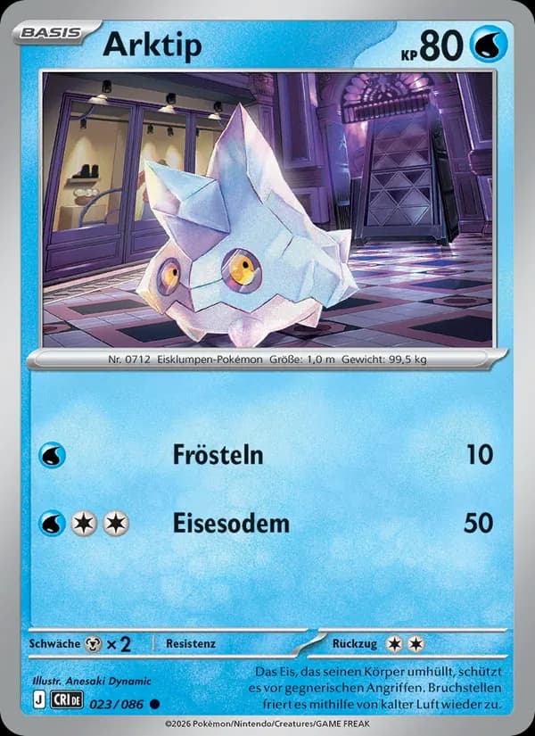 Arktip card in German