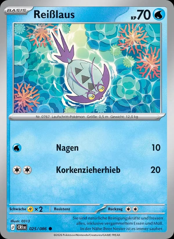 Reißlaus card in German