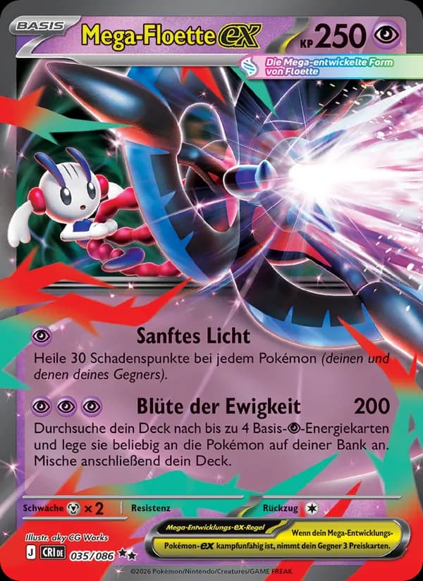 Mega-Floette-ex card in German