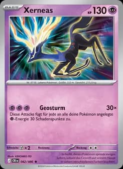 Xerneas card in German