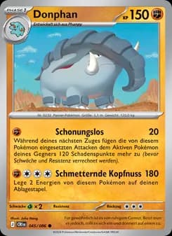 Donphan card in German