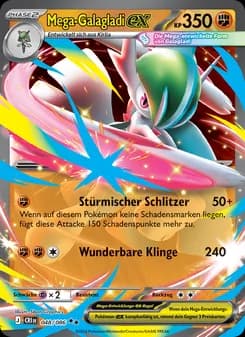 Mega-Galagladi-ex card in German