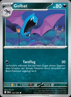 Golbat card in German