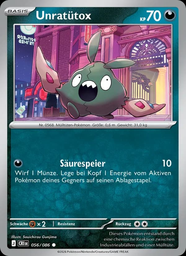 Unratütox card in German