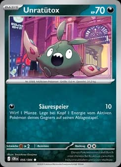 Unratütox card in German