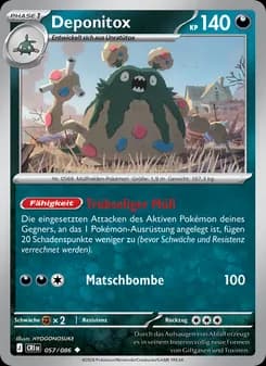 Deponitox card in German