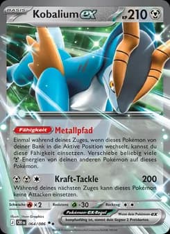 Kobalium-ex card in German