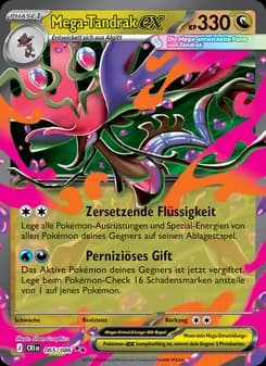 Mega-Tandrak-ex card in German