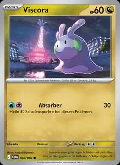 Viscora card in German