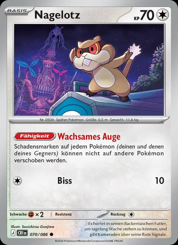Nagelotz card in German