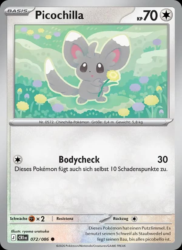 Picochilla card in German