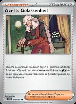 Azetts Gelassenheit card in German