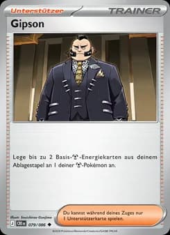Gipson card in German