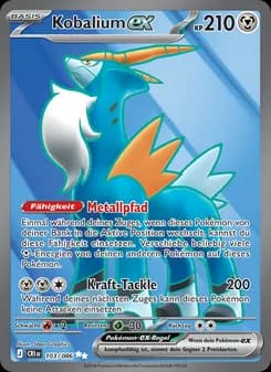 Kobalium-ex card in German