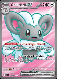 Chillabell-ex card in German