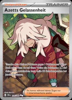 Azetts Gelassenheit card in German