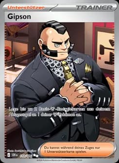 Gipson card in German