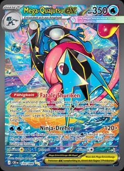 Mega-Quajutsu-ex card in German