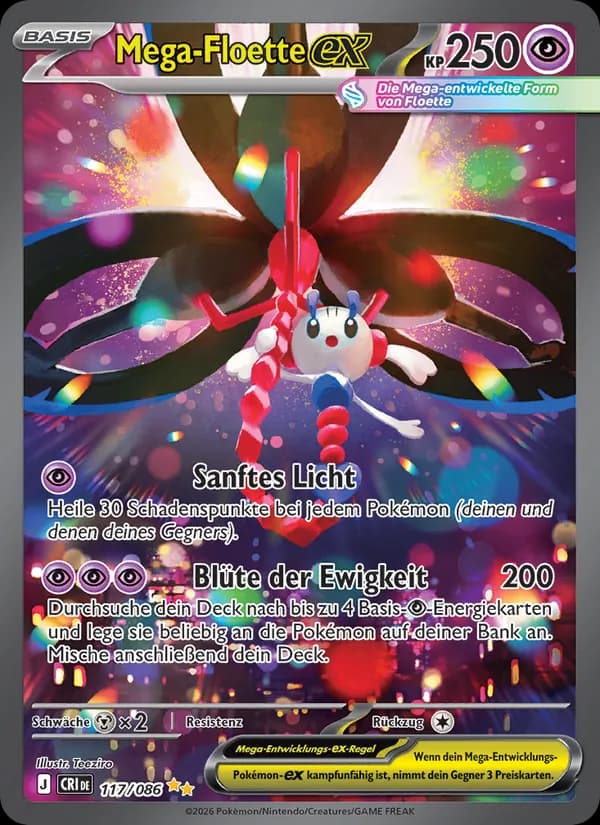 Mega-Floette-ex card in German