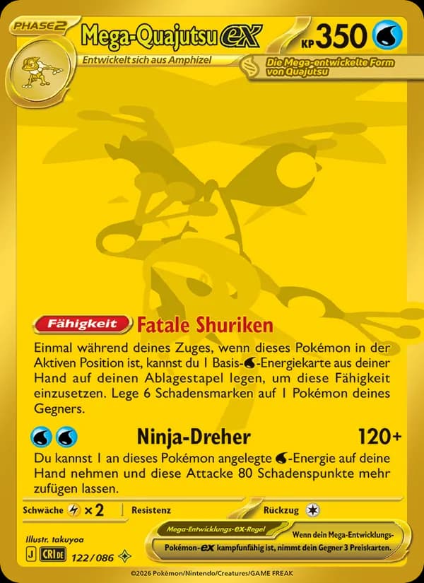 Mega-Quajutsu-ex card in German