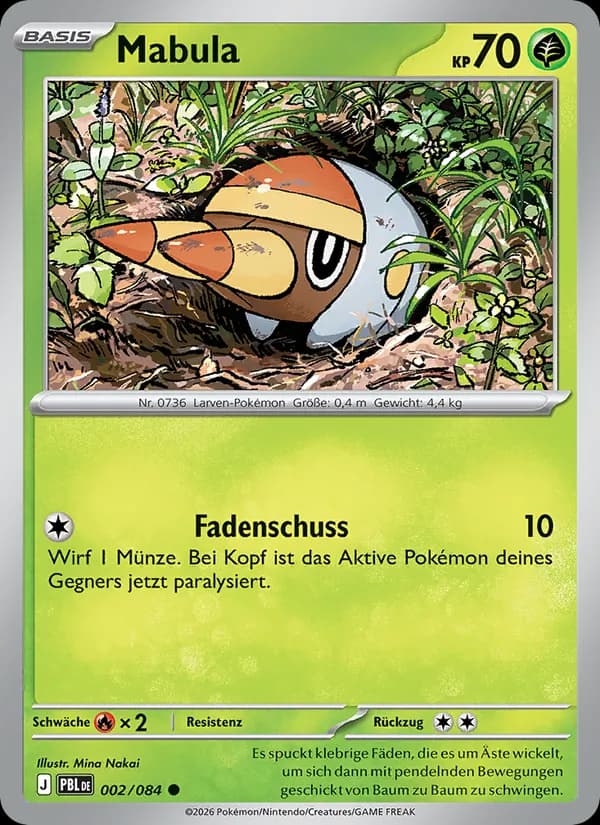 Mabula card in German