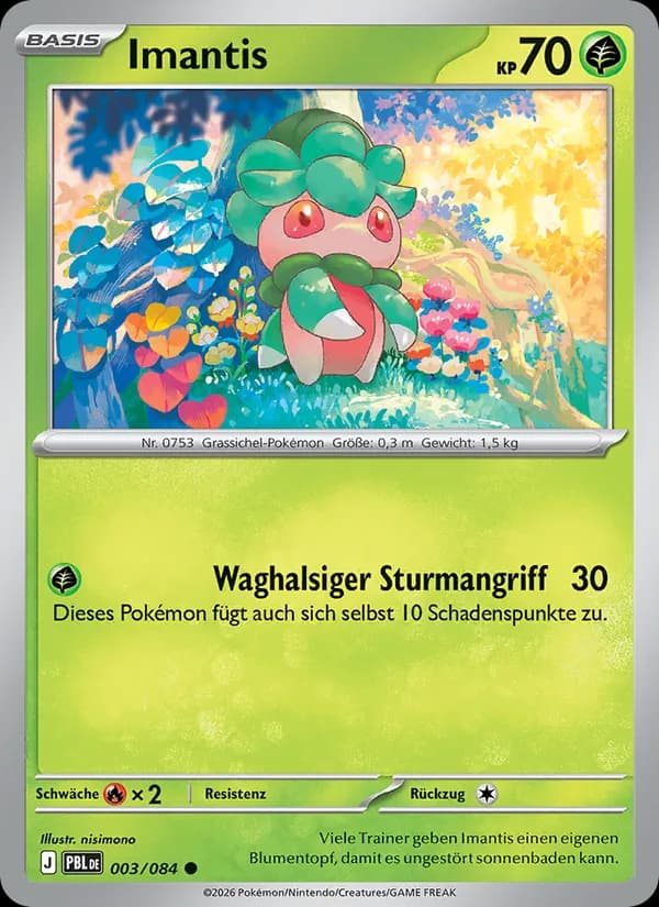 Imantis card in German