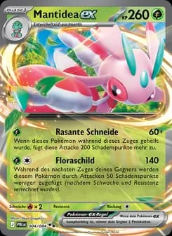 Mantidea-ex card in German