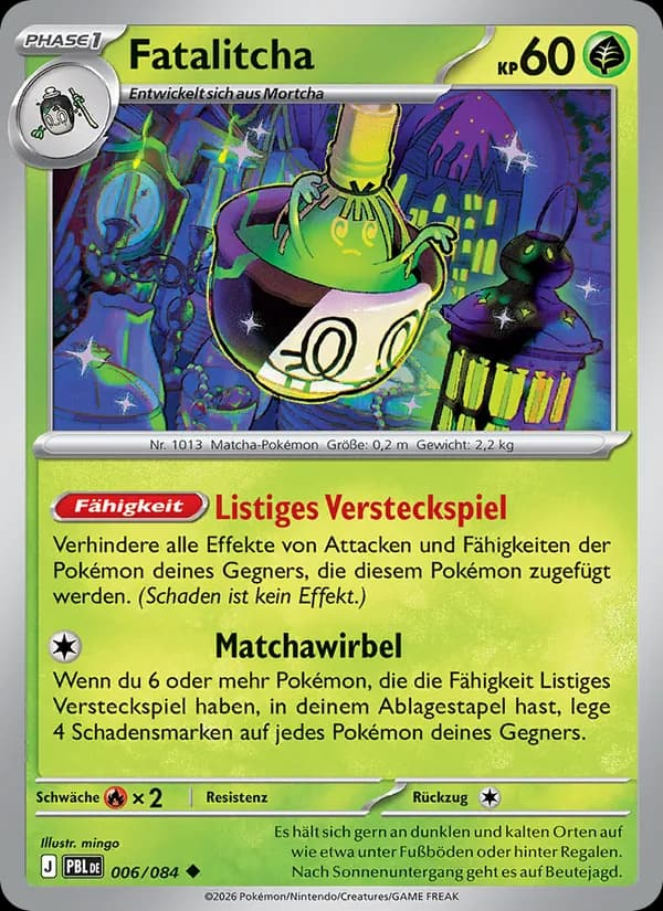 Fatalitcha card in German