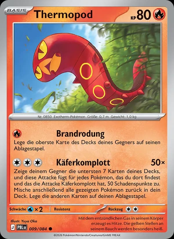 Thermopod card in German