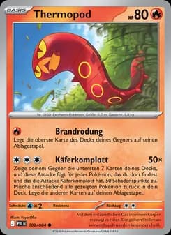 Thermopod card in German