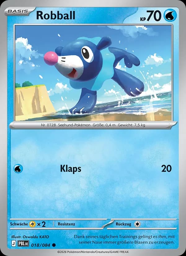 Robball card in German
