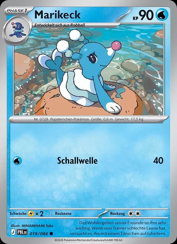 Marikeck card in German