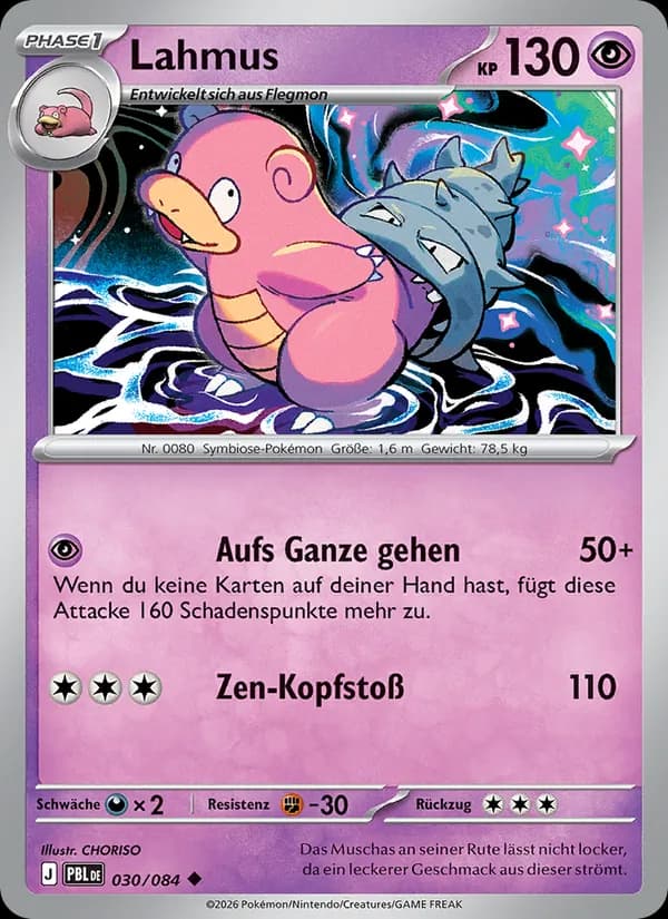Lahmus card in German