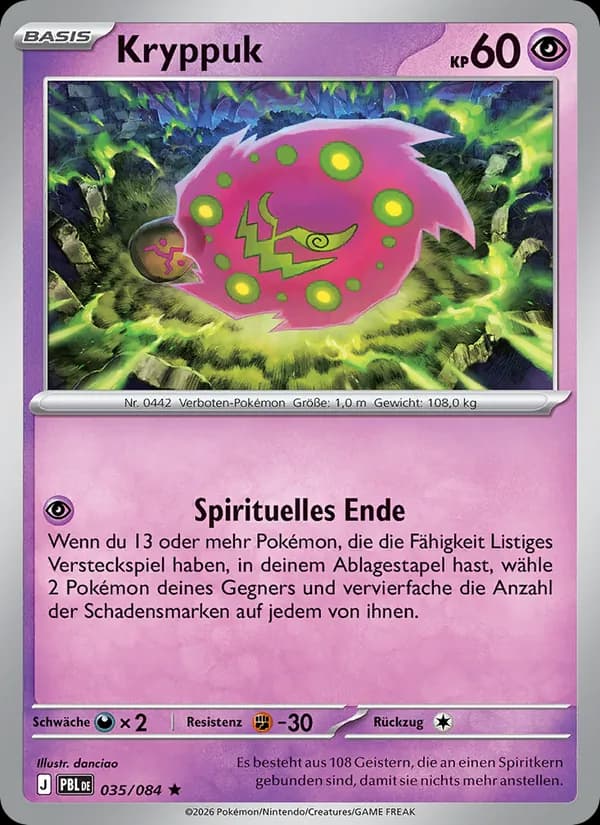 Kryppuk card in German