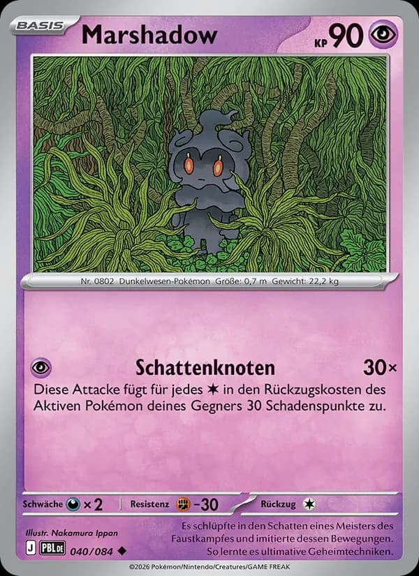 Marshadow card in German