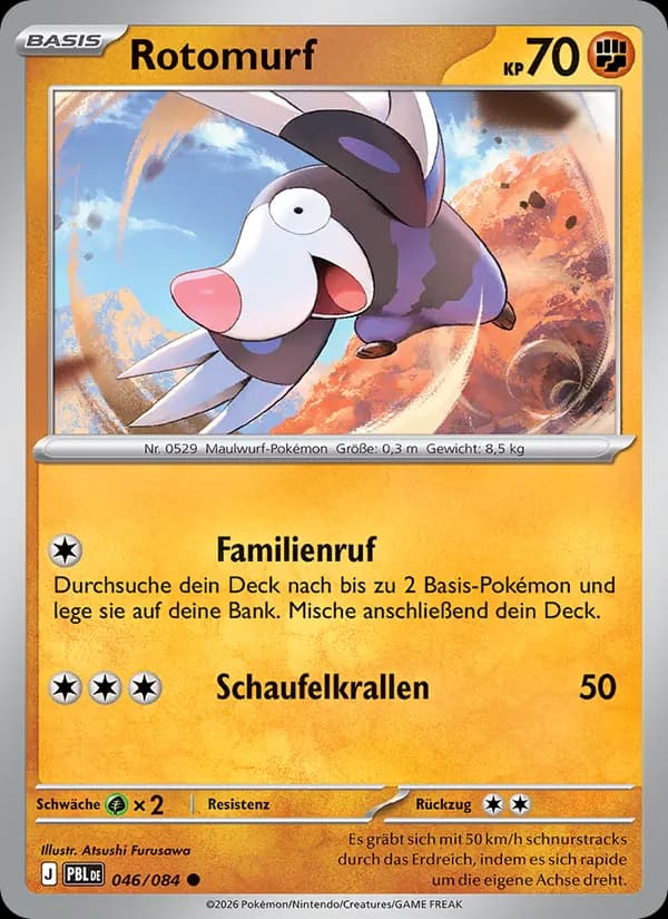 Rotomurf card in German